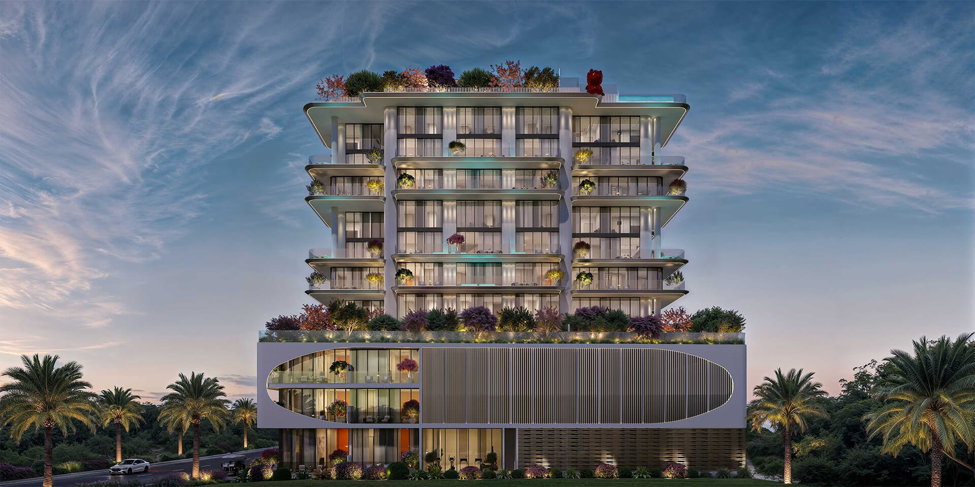 Архитектура Villa dell'Arte