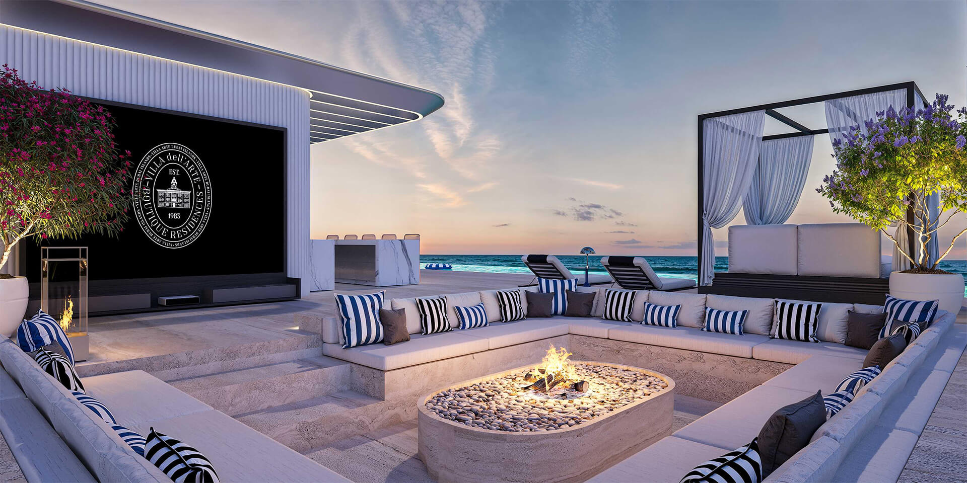 Благоустройство Villa dell'Arte